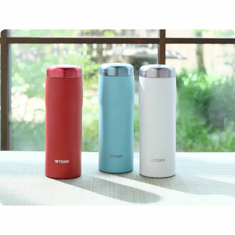 TIGER 360ml Vacuum Stainless Steel Bottle - Pale Blue MJF-A036 (AG)-image 4