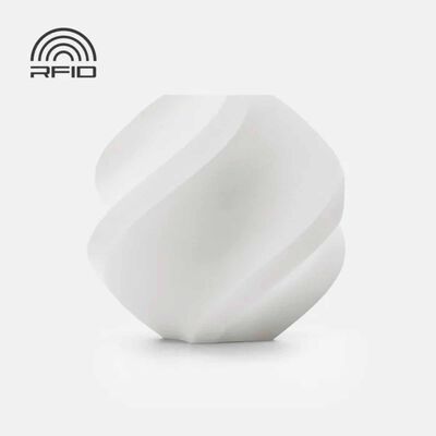 BAMBU LAB Pla Matte - Ivory White - With Reusable Spool BAM-A01-W2-1.75-1000-SPL