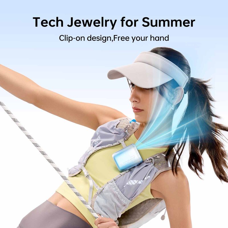 JISULIFE Neckfanlife5-blue LIFE5-BLUE-image 2