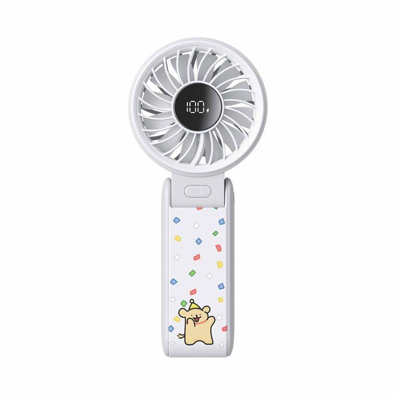 JISULIFE Handheld Fan Life7 (5000mah)-grey-maltese Edition LIFE7-GREY-MALTESE-image 1