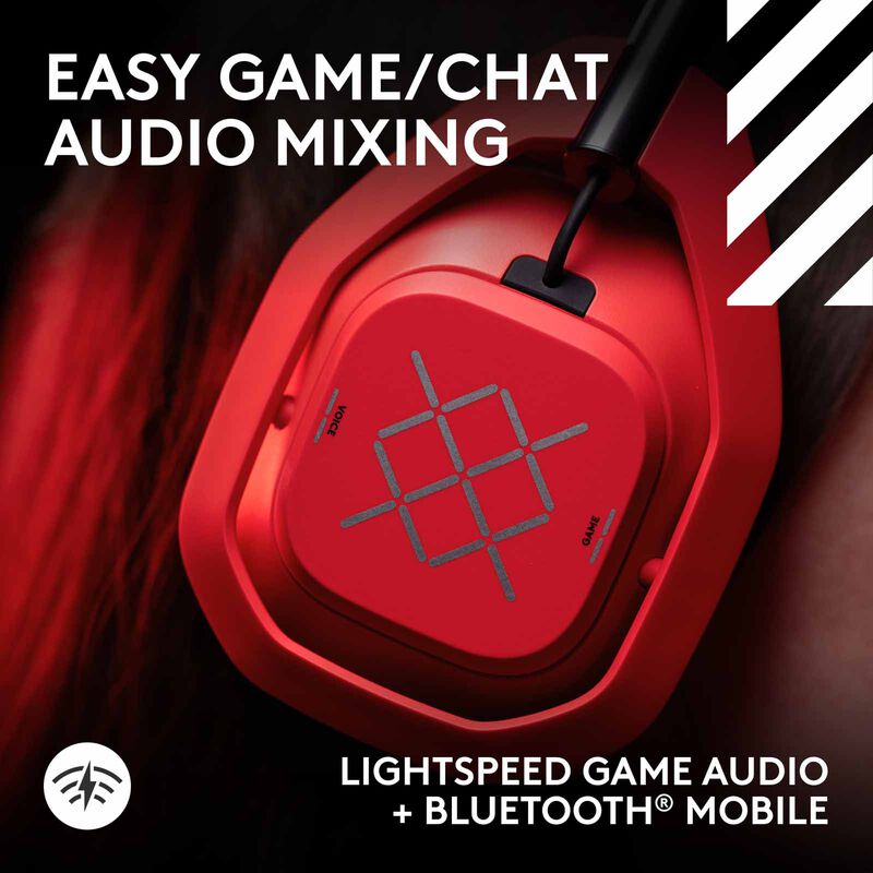 LOGITECH G Astro A50 X Lightspeed+base Station Mars Red 939-002283-image 11