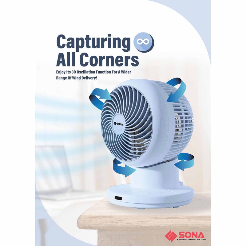 SONA 6 In Dc High Velocity Fan With Remote Control STC1321DC-image 11