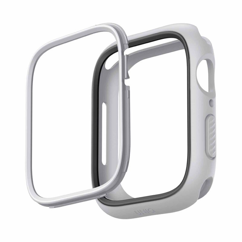 UNIQ Moduo Apple Watch Case With Interchangeable Pc Bezel 45/44mm - Chalk (chalk/stone Grey) UNIQ-45MM-MDCHSGRY-image 1