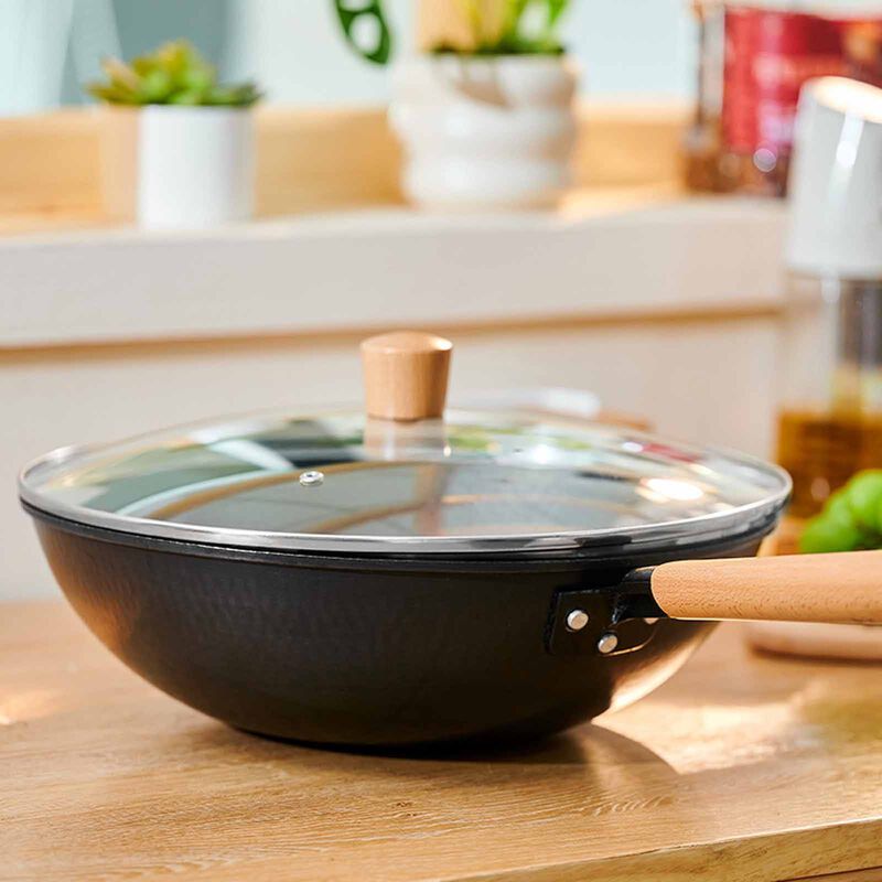 KANDA Nitrided Wok 32cm NITRIDED WOK 32CM-image 12