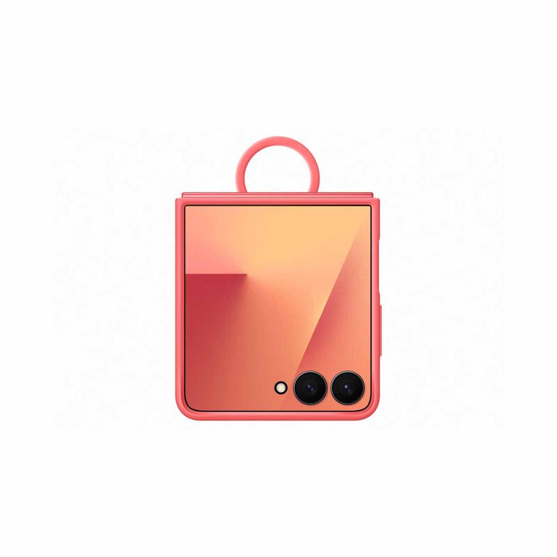 SAMSUNG Galaxy Z Flip7 Silicone Case Red EF-PF766TREGWW-image 3