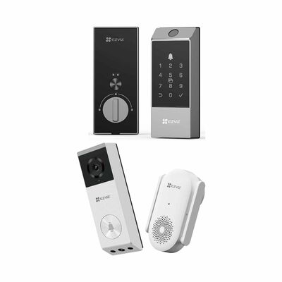EZVIZ Deadbolt Smart Lock + Video Doorbell Bundle DL04 PRO + EP3X