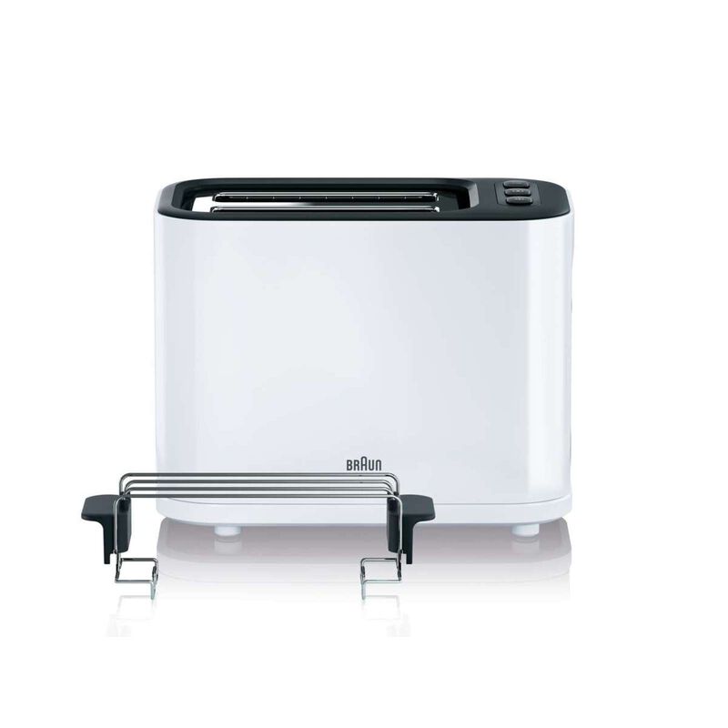 BRAUN Purease Toaster (1000w) White HT3010WH-image 1