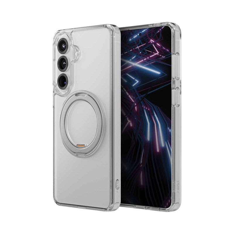 UNIQ Hybrid Galaxy S26 Plus Swivix With 360 Rotating Kickstand - Lucent Clear UNIQ-GS26PHYB-SWVLCLR-image 1
