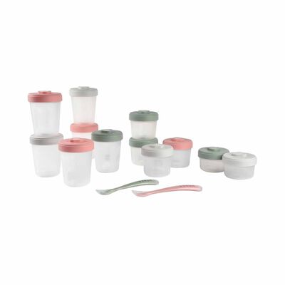 BEABA Meal & Food Storage Expert Pack - Eucalyptus (online) CLIP PORTIONS