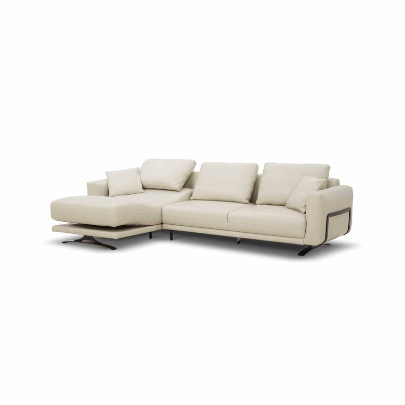 MUZE L Shaped-e Recliner (fl) Lt Pebble Full Leather Sofa ZELMIRA-image 18
