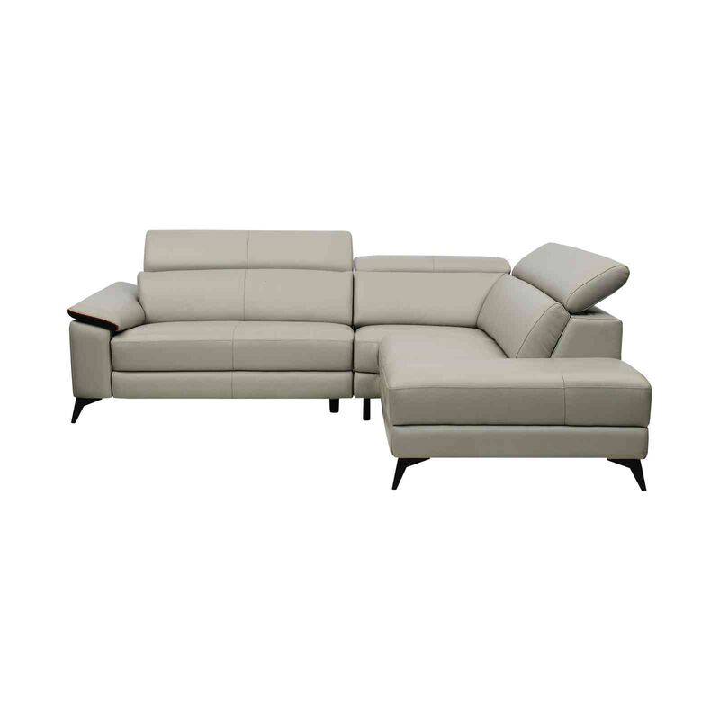 ARMADIO L Shaped (fl-v) Right Mto Full Leather Sofa Set JANELLE-image 3