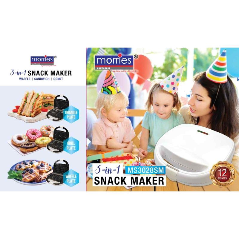 MORRIES 3 In 1 Snack Maker MS-3028SM-image 9