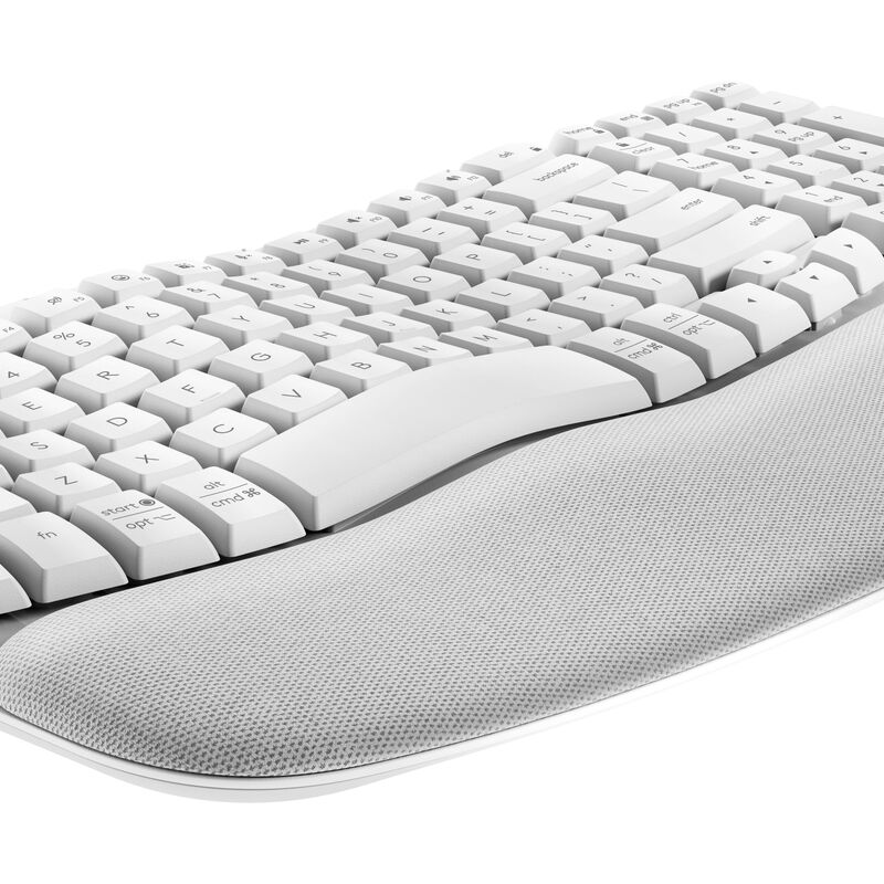 LOGITECH Wave Keys Ergonomic Wireless Kb Offwhite 920-012282-image 3