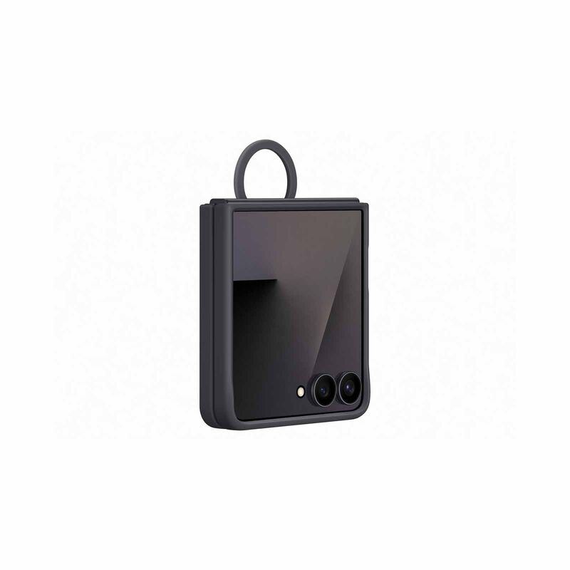 SAMSUNG Galaxy Z Flip7 Silicone Case Black EF-PF766TBEGWW-image 3