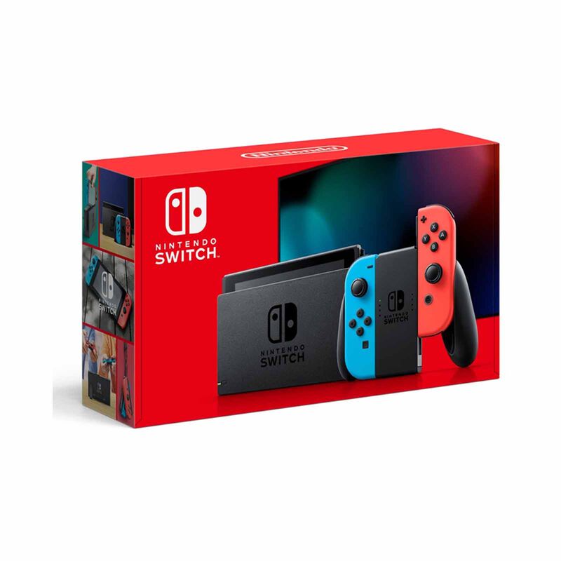 NINTENDO Switch With Neon Blue And Neon Red Joy-con NTD-HAD-S-KABAH-ASI-image 4