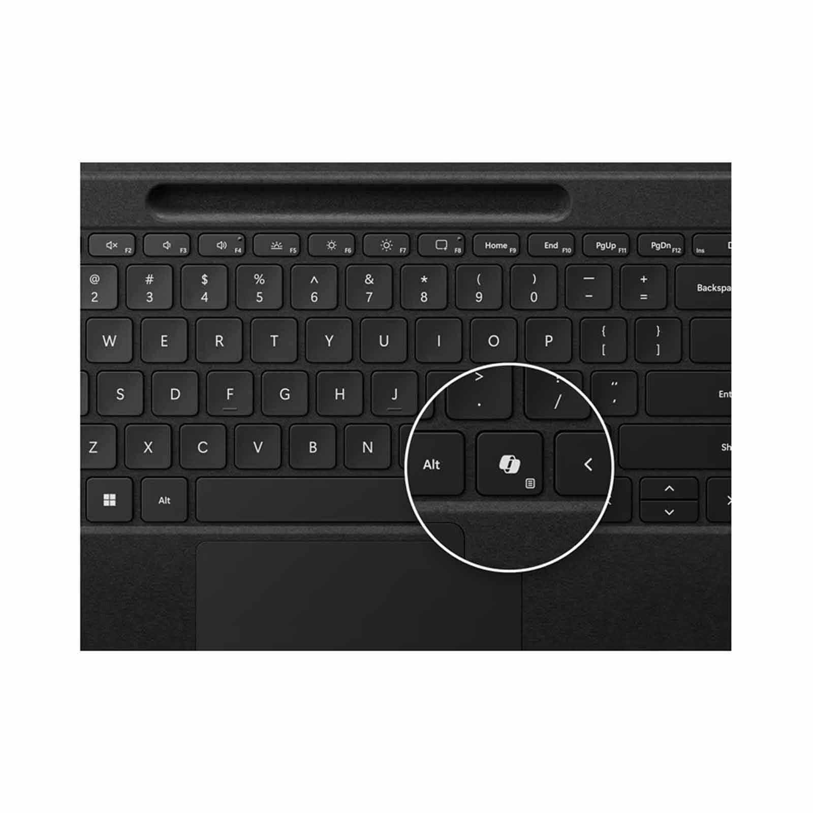 Shop MICROSOFT Surface Pro Flex Keyboard Black ZQZ-00018 in Singapore