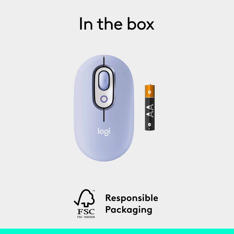 LOGITECH Pop Mouse With Emoji - Lilac 910-007403-image 15