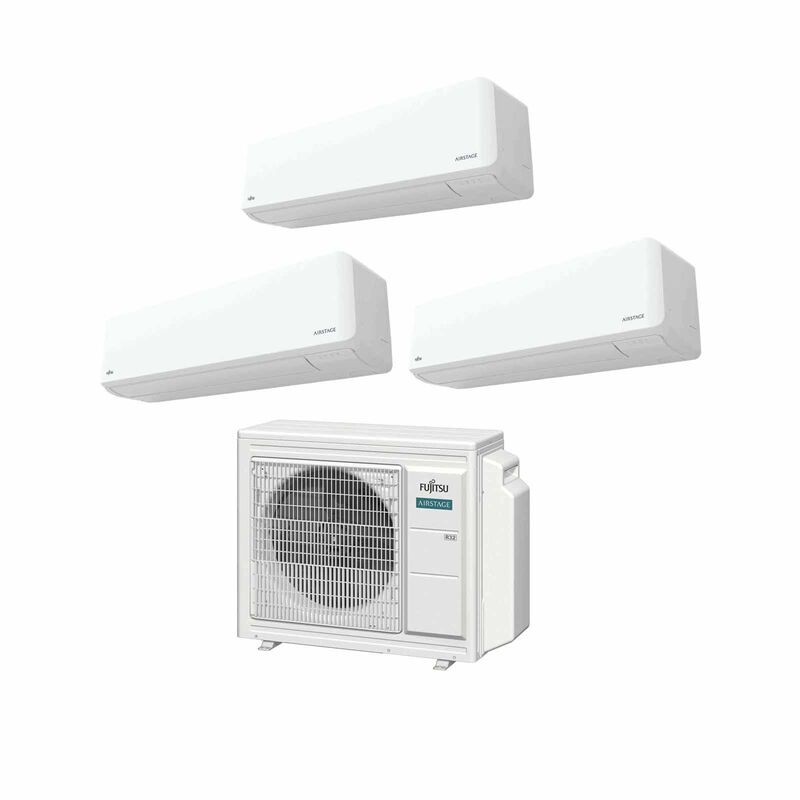 FUJITSU Fujitsu Airstage 24k Condenser System 3 (9000btu X 3) AOAH24CBTA3 + ASAH09CMCA X3-image 1