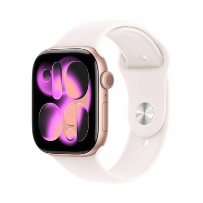 APPLE Watch Series 11 Gps + Cellular 46mm Rose Gold Aluminium Case With Light Blush Sport Band - S/m MFCG4X/A