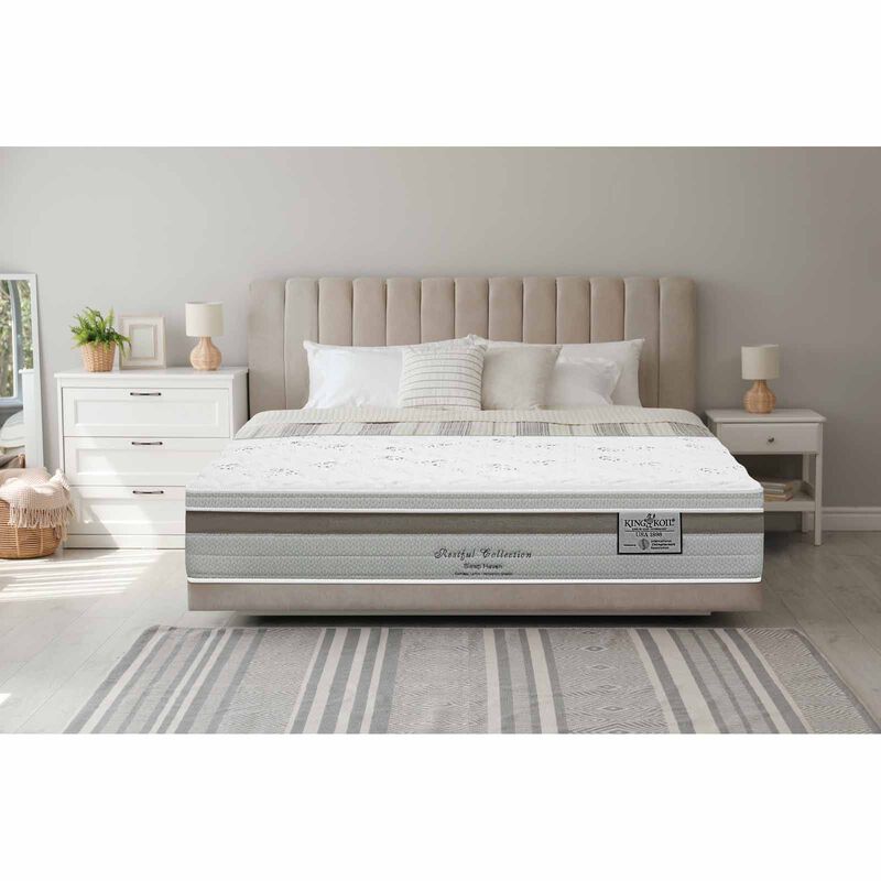 KINGKOIL Restful Collection Sleep Haven Super Single Size Mattress W/bedframe And Headboard RESTFUL COLLECTION SLEEP HAVEN-image 3