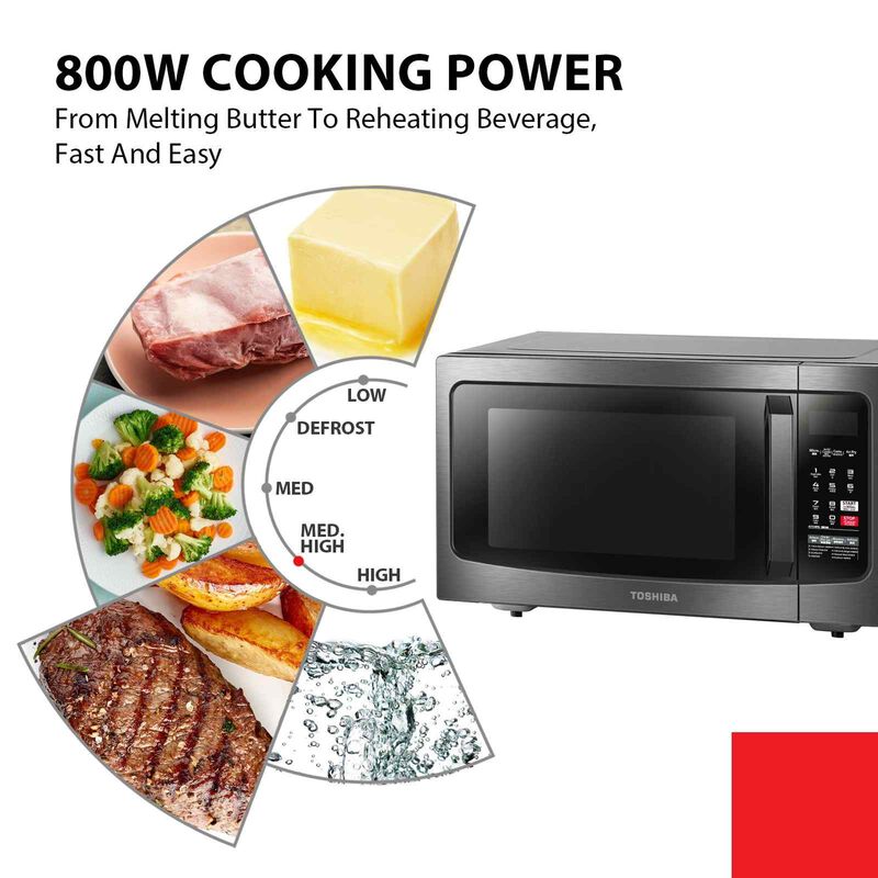 TOSHIBA Microwave Convection / Grill (42l) ML-EC42S(BS)-image 3