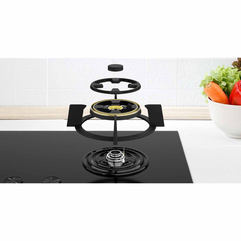 WHIRLPOOL 88cm 3 Burners Built-in Pub Gas Hob Tempered Glass Surface (exclude Installation) GWG8830TS-image 4