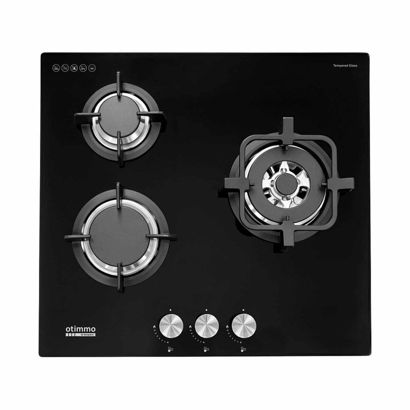 EUROPACE Stainless Steel 3 Burner Gas Hob (60cm) (lpg) (exclude Installation) EBH3360ELPG-image 1