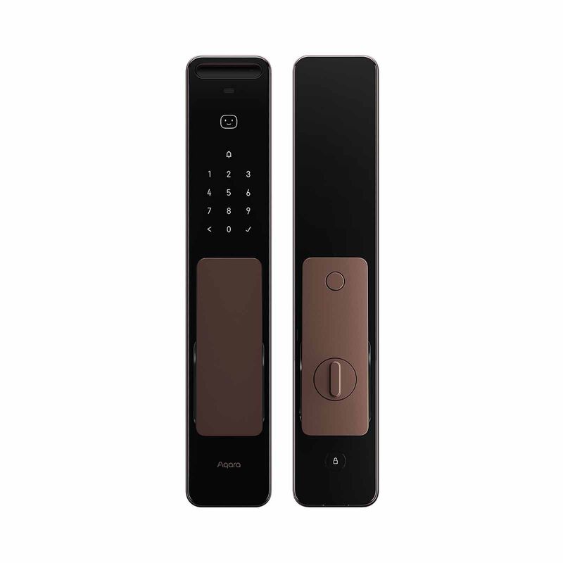 AQARA A+z* D200i (door) + Zigbang Shp-a21(gate) + Installation Black+bronze AQARA D200I (DOOR) + ZIGBANG SHP-A21(GATE) + INSTA-image 2