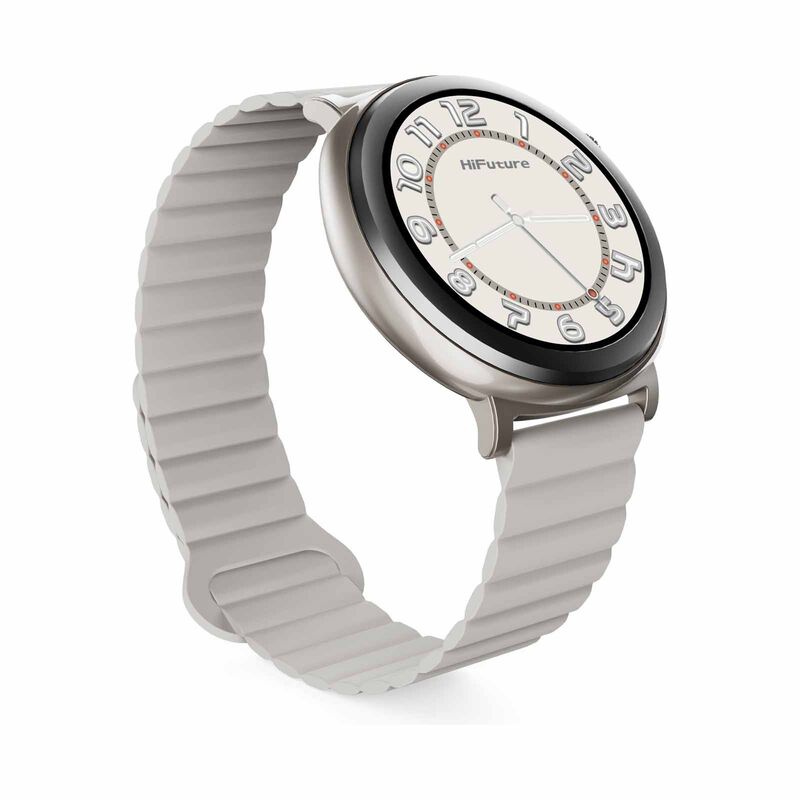 HIFUTURE Aurora - Silver Bluetooth Smartwatch With Heart Rate Function HSSW11SL-image 2