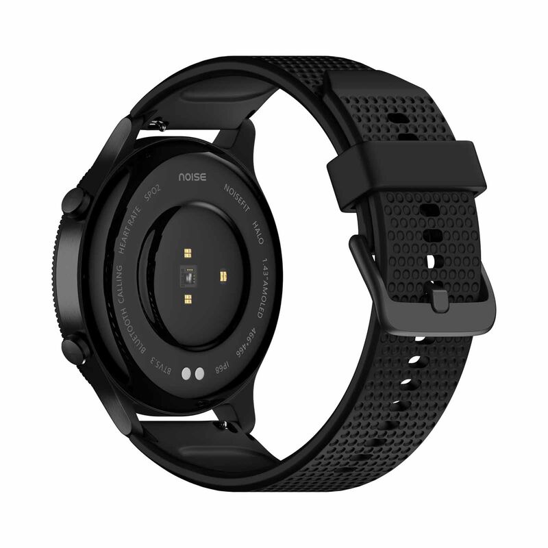 NOISE Noisefit Halo Smartwatch - Statement Black WRB-SW-HALO-SI_PRF-BLK_BLK-image 2