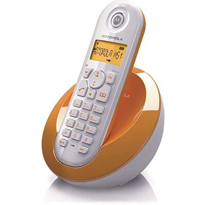 MOTOROLA Single Dect Phone Orange C601 ORG
