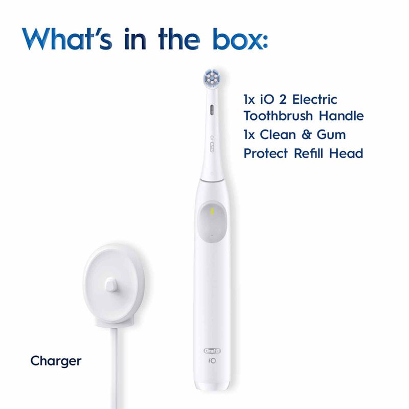 ORAL-B Io Series Electric Toothbrushes - White IO 2 - WHITE-image 3