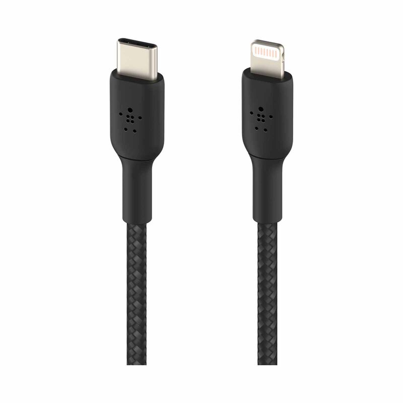 BELKIN Boostcharge Braided Usb-c To Lightning Cable-1m Black CAA004BT1MBK-image 2
