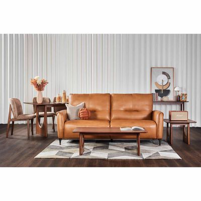 3 Seater (fl) C13 Copper Full Leather Sofa LINNEA