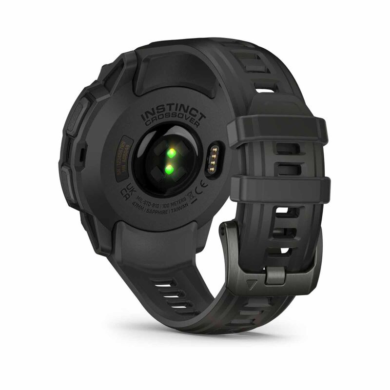 GARMIN Instinct Crossover Amoled - Charcoal With Charcoal Silicone Band GM-010-03398-40-image 3