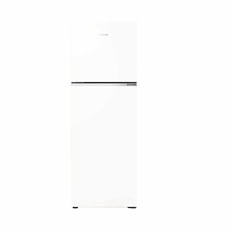 HISENSE Top Mount Inverter Fridge - White Glass (327l) RT469N4SWU-image 1