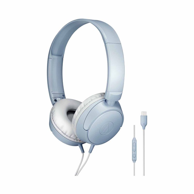 AUDIO TECH Usb Type-c Headphones (grey) ATH-S120C GY-image 1