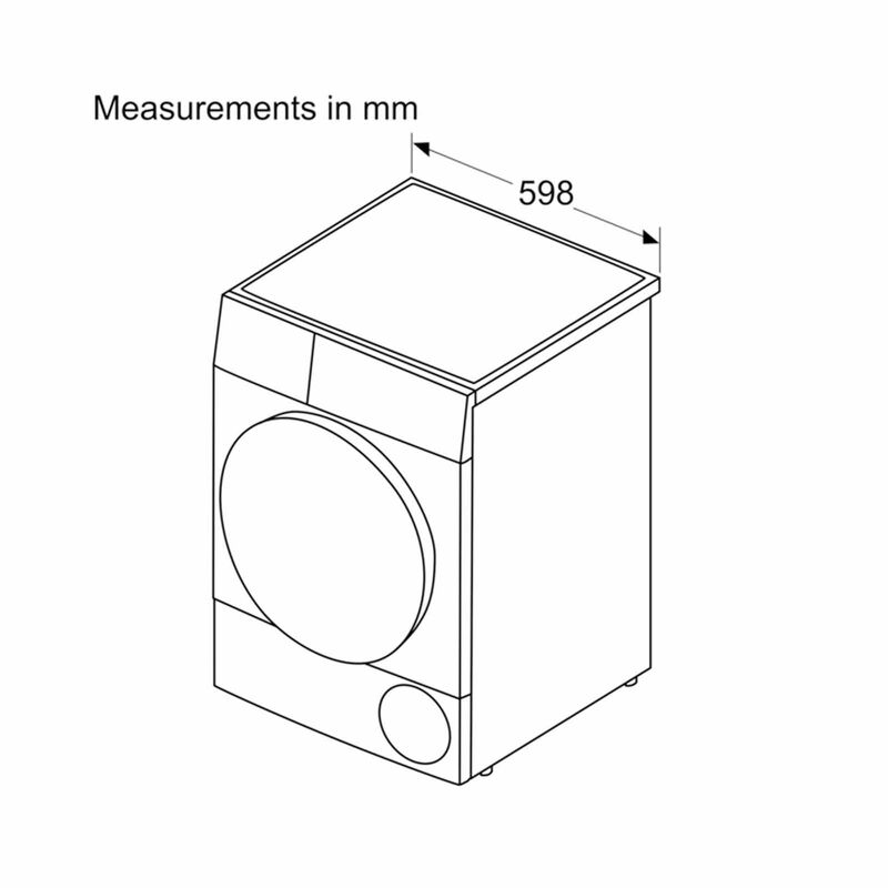 BOSCH Heat Pump Dryer (9kg) WQB245B0SG-image 9