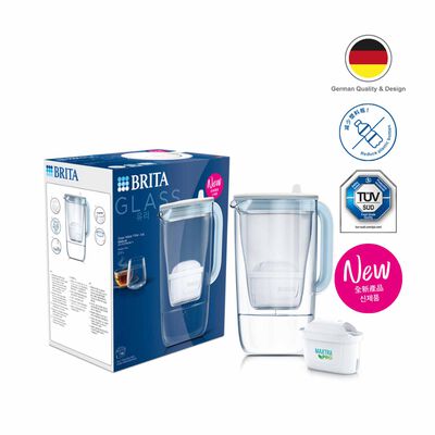 BRITA Glass Filter Jug (2.5l) GLASS WATER FILTER JUG