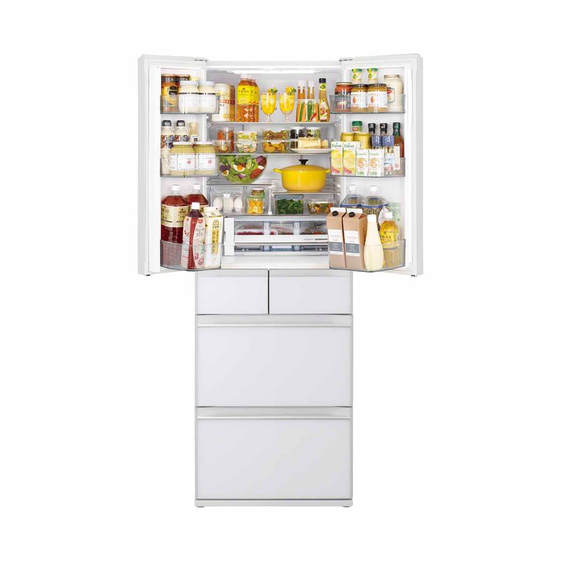 HITACHI 6 Door Fridge (533l) Crystal White R-HW540WS-XW-image 3