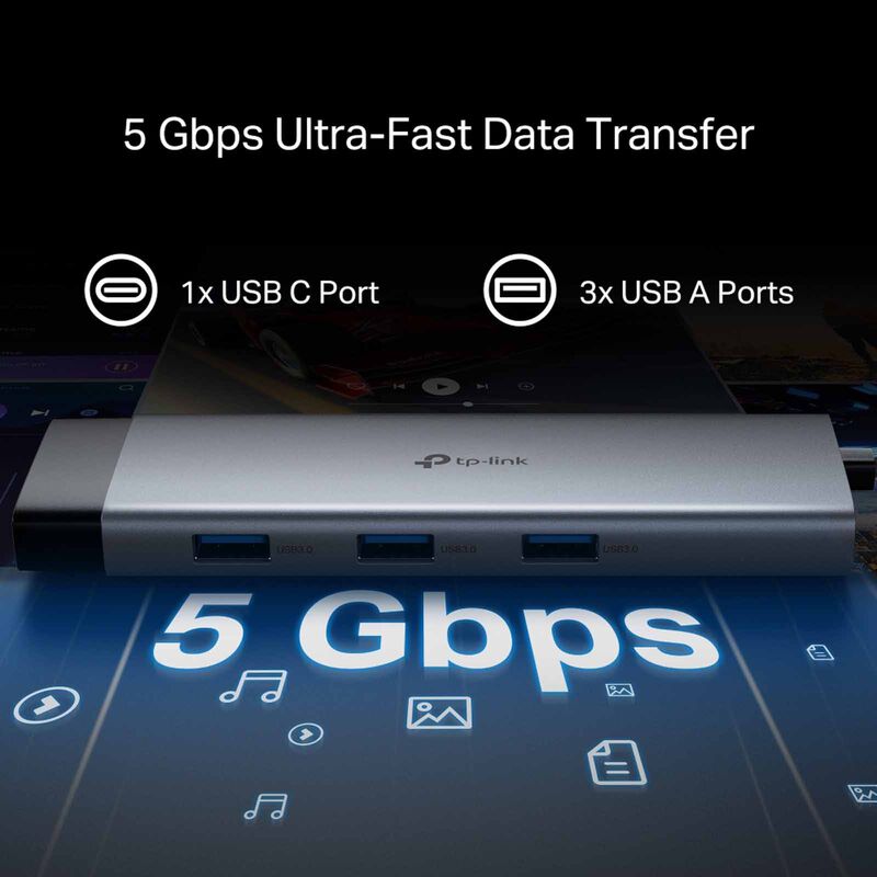 TP LINK Usb Type-c 9-port Hub TPL-UH9120C-image 9
