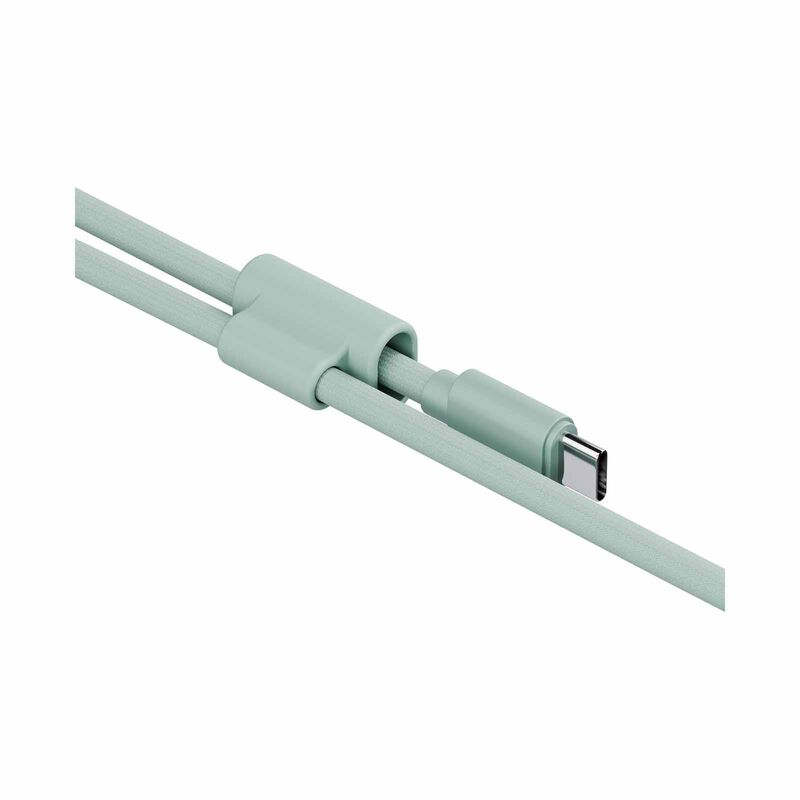 ENERGEA Lasso Lanyard C-c Cable 480mbps, 240w With Lanyard Card 1.5m -sage CBL-LASS-SAG150-image 4