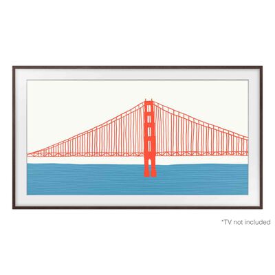 SAMSUNG 43in Brown Frame Bezel For Qa43ls03bakxxs VG-SCFA43BWBRU (BROWN)