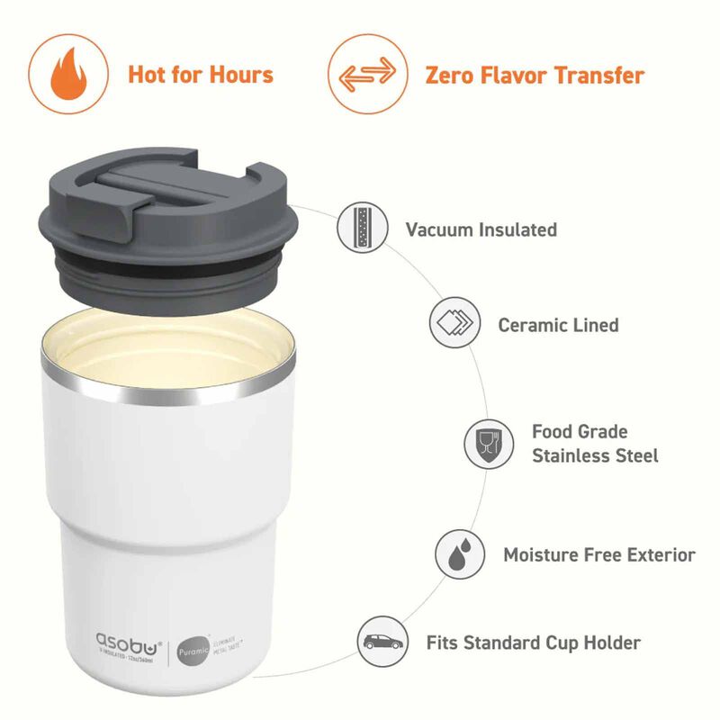 ASOBU Mini Pick-up Mug/cup White 360ml ABF52WH-image 5