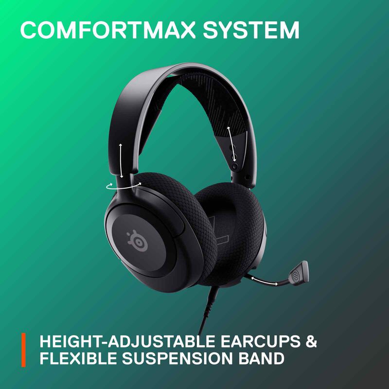 STEELSERIE Over Ear Wired Headset ARCTIS NOVA 1 BLACK-image 12