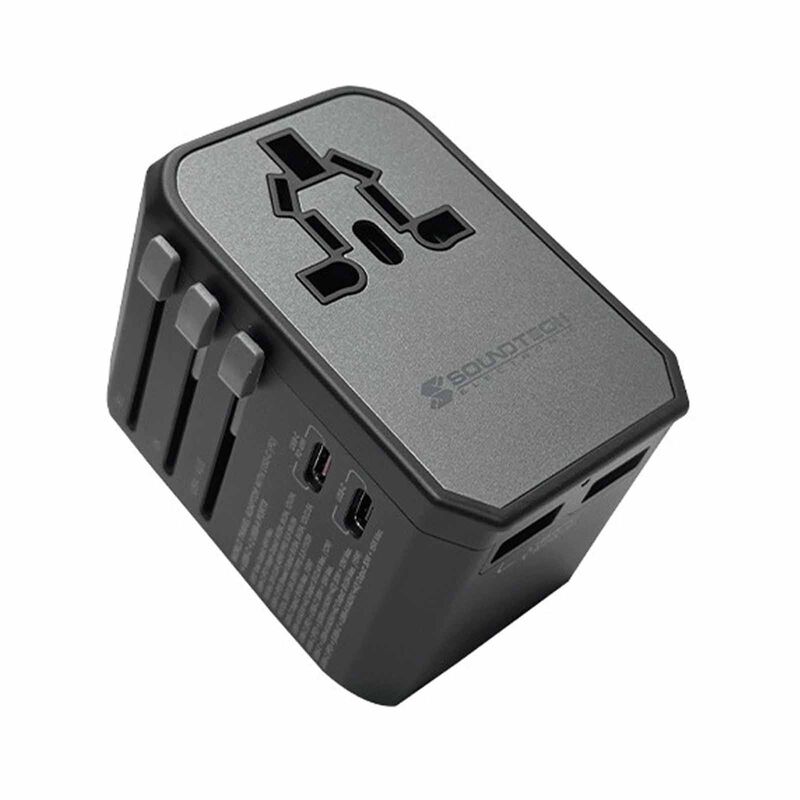 SOUNDTEOH Travel Adaptor With 2 Usb-a + 2 Usb-c Quick Charger TA-345-image 3