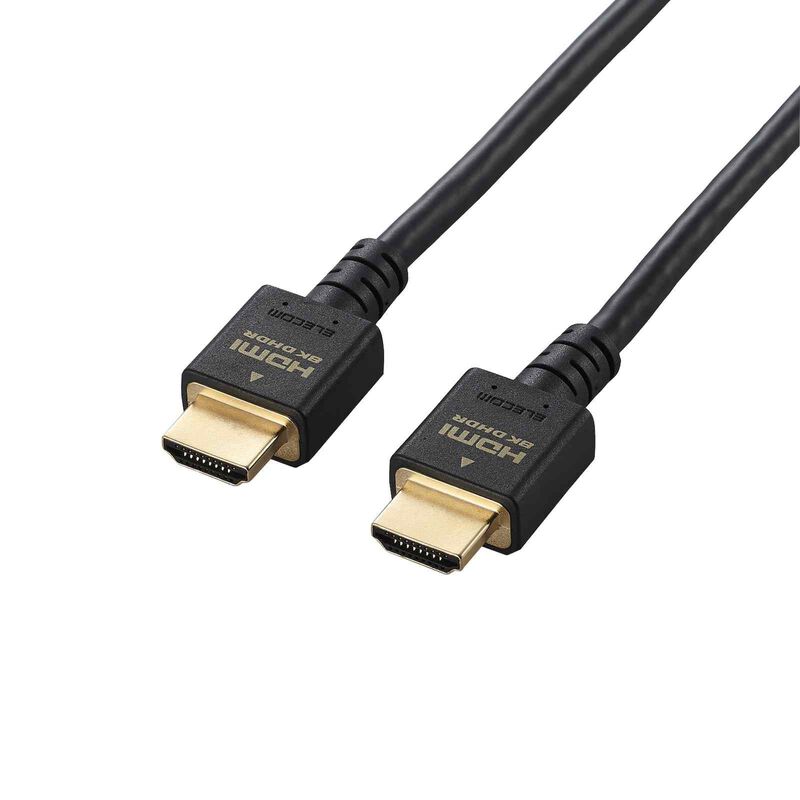 ELECOM Ultra High Speed Hdmi Cable Ver 2.1 48gbps 1m DH-HD21E10BK-image 3