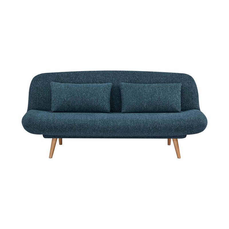 Sofa Bed Blue GIADA-image 1