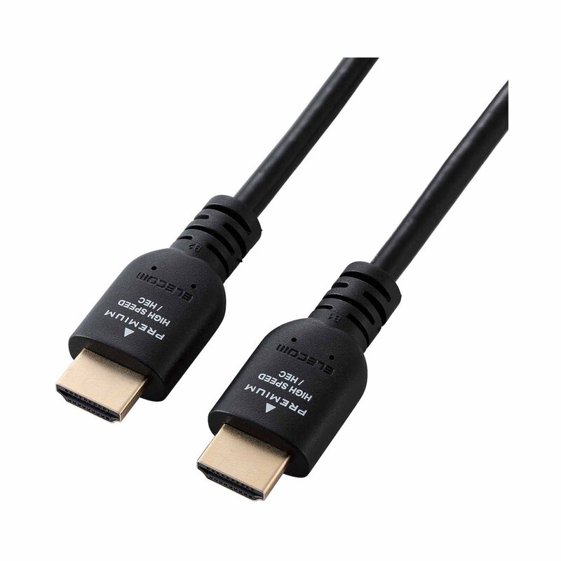 ELECOM Premium 4k Hdmi Cable 3.0m Black DH-HDPS14E30BK2-image 2