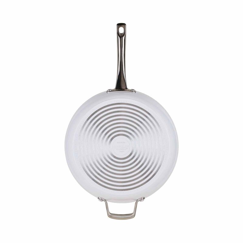 CIRCULON Halo With Laserdefense Ceramic Nonstick 30.4cm Frypan With Helper Handle - Pearl White 16153-image 4